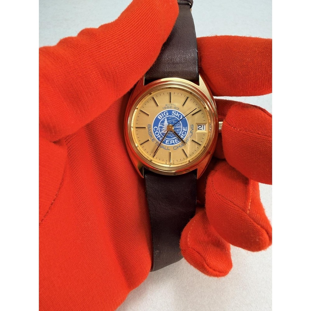 Vintage Bulova Big Sky Conference Basketball Champions 1982-83 Watch Rare